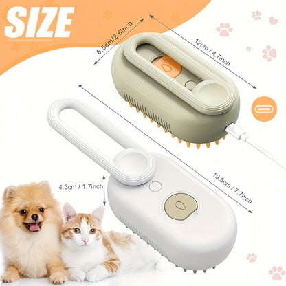 Steam Pet Grooming Brush: Steam Clean. Pest Free. Stress Free.   A Summer Must-Have