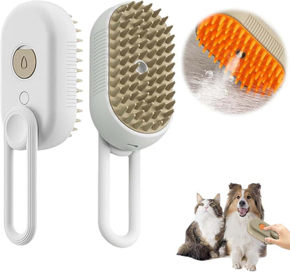Steam Pet Grooming Brush: Steam Clean. Pest Free. Stress Free.   A Summer Must-Have