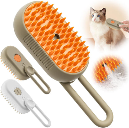 Steam Pet Grooming Brush: Steam Clean. Pest Free. Stress Free.   A Summer Must-Have