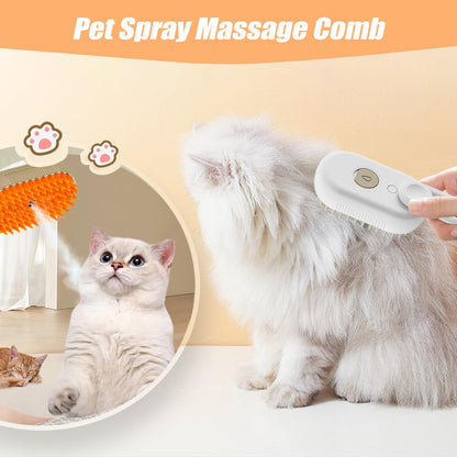 Steam Pet Grooming Brush: Steam Clean. Pest Free. Stress Free.   A Summer Must-Have