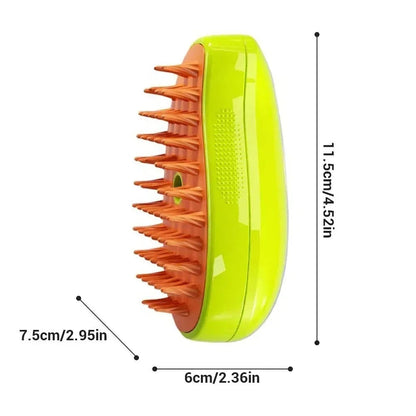 Steam Pet Grooming Brush: Steam Clean. Pest Free. Stress Free.   A Summer Must-Have