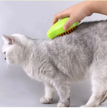 Steam Pet Grooming Brush: Steam Clean. Pest Free. Stress Free.   A Summer Must-Have