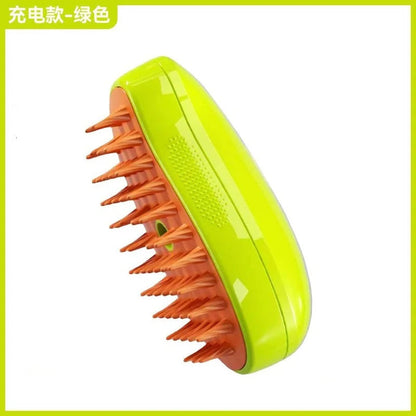 Steam Pet Grooming Brush: Steam Clean. Pest Free. Stress Free.   A Summer Must-Have
