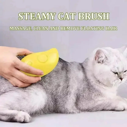 Steam Pet Grooming Brush: Steam Clean. Pest Free. Stress Free.   A Summer Must-Have